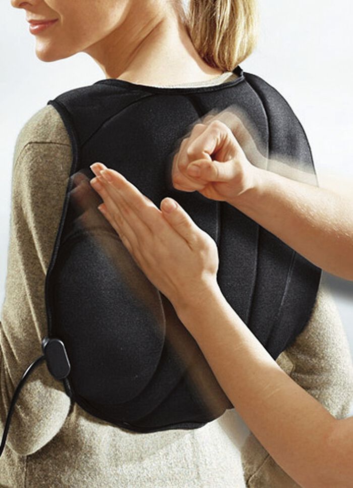 Rücken-Massagegürtel SCHWARZ